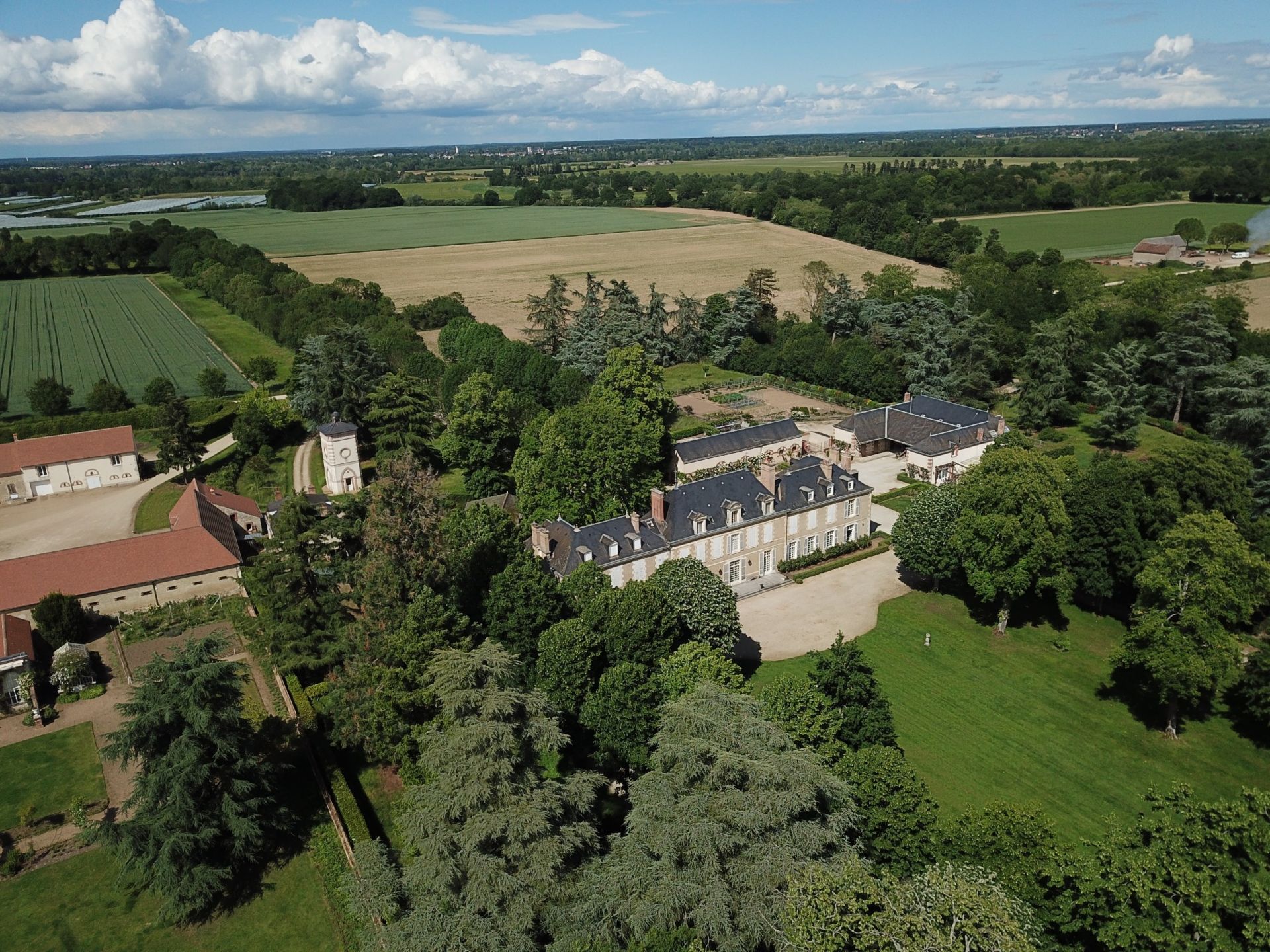 19th Century Castle with Park and Pool for Sale in Orléans