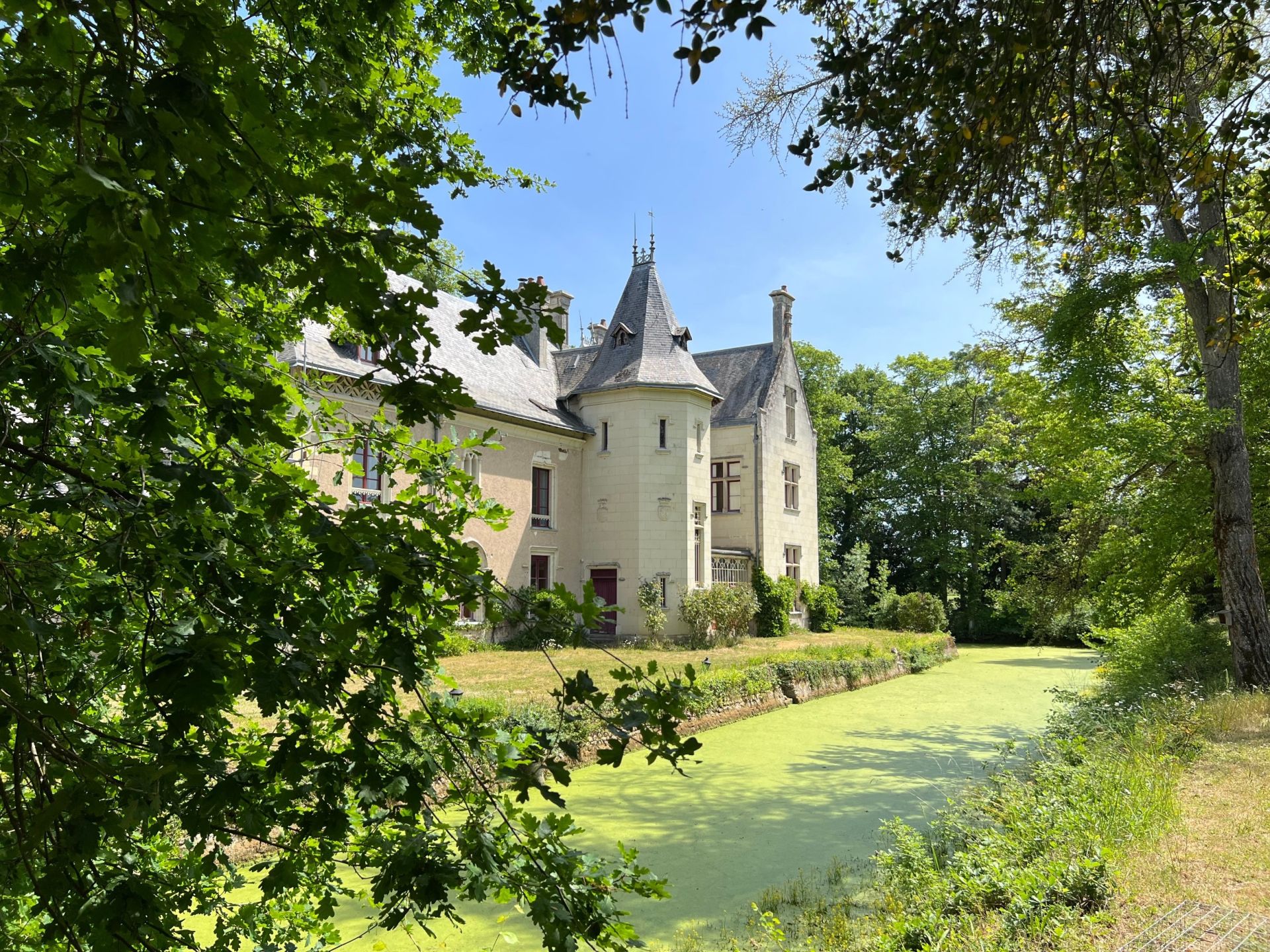 Historic 15th Century Castle With Neo Gothic Style For Sale In Saumur